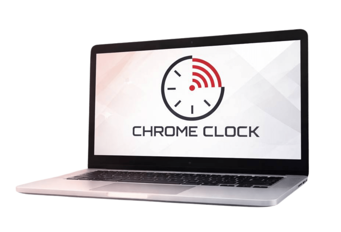 Chrome Clock displayed on a Chromebook